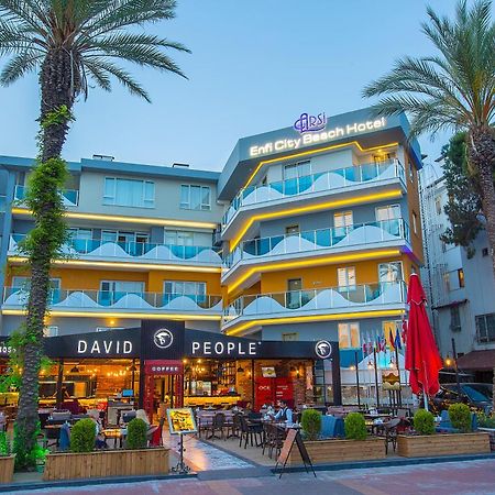 Arsi Enfi City Beach Hotel Alanya Bagian luar foto