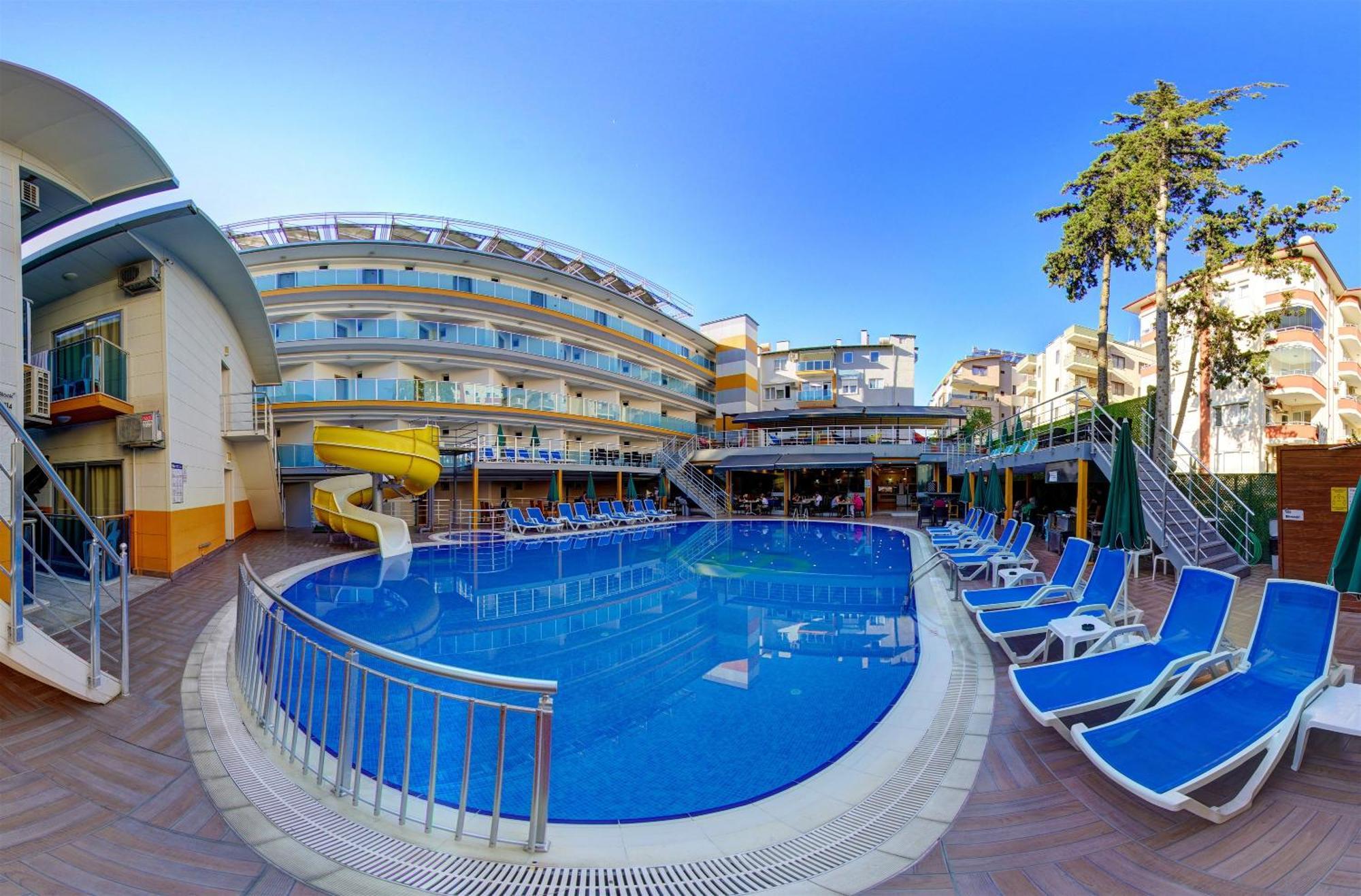 Arsi Enfi City Beach Hotel Alanya Bagian luar foto