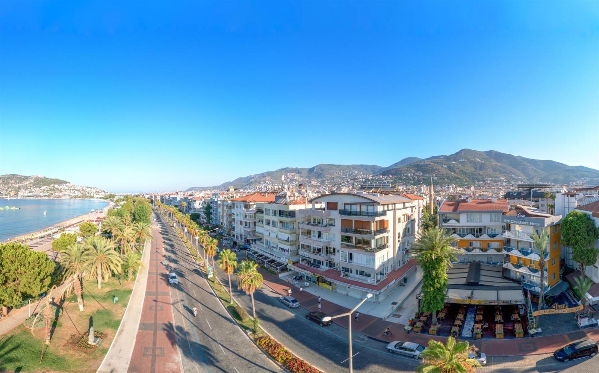Arsi Enfi City Beach Hotel Alanya Bagian luar foto