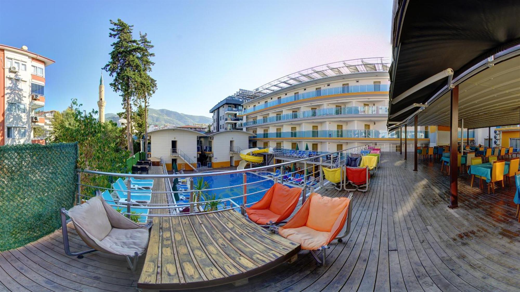 Arsi Enfi City Beach Hotel Alanya Bagian luar foto