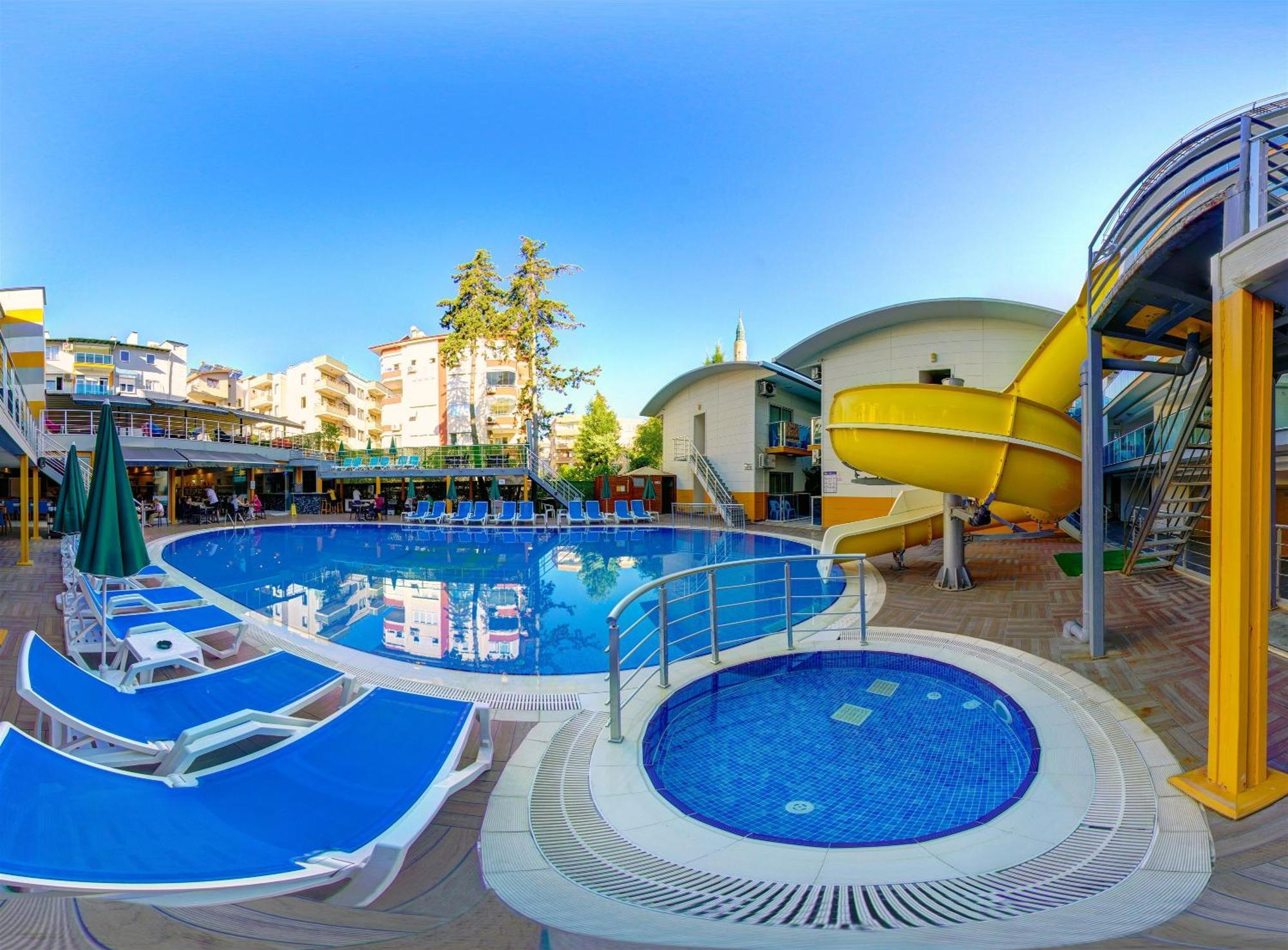 Arsi Enfi City Beach Hotel Alanya Bagian luar foto
