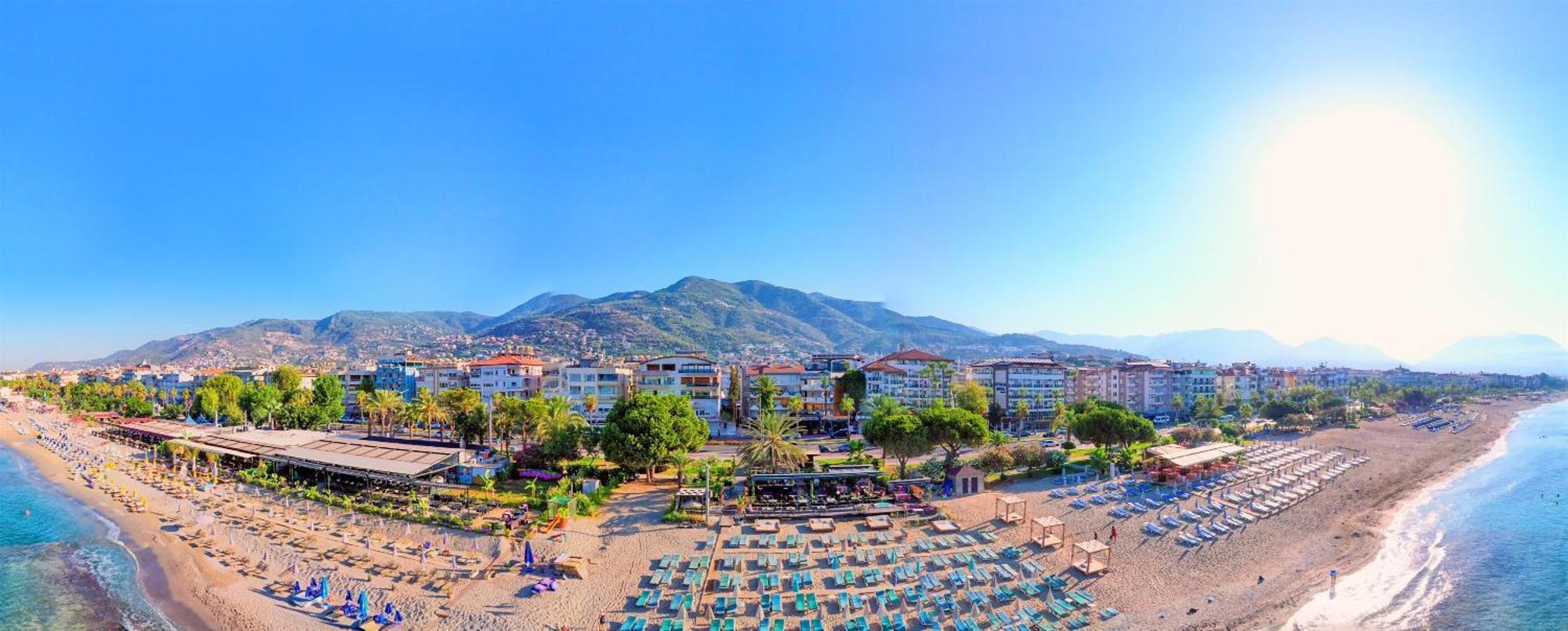 Arsi Enfi City Beach Hotel Alanya Bagian luar foto