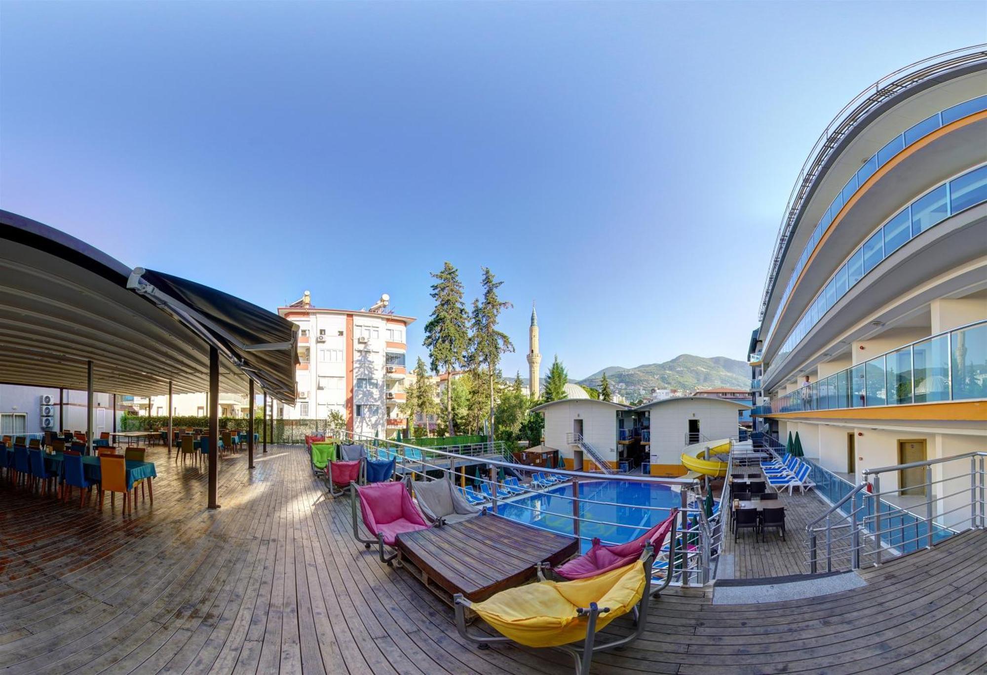 Arsi Enfi City Beach Hotel Alanya Bagian luar foto