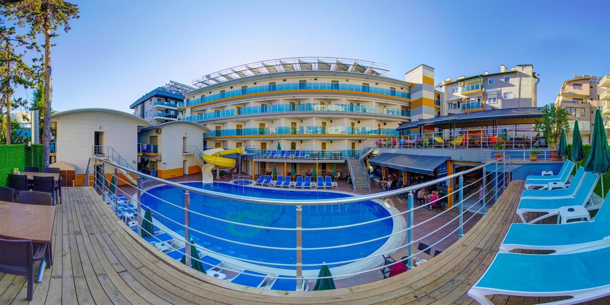 Arsi Enfi City Beach Hotel Alanya Bagian luar foto