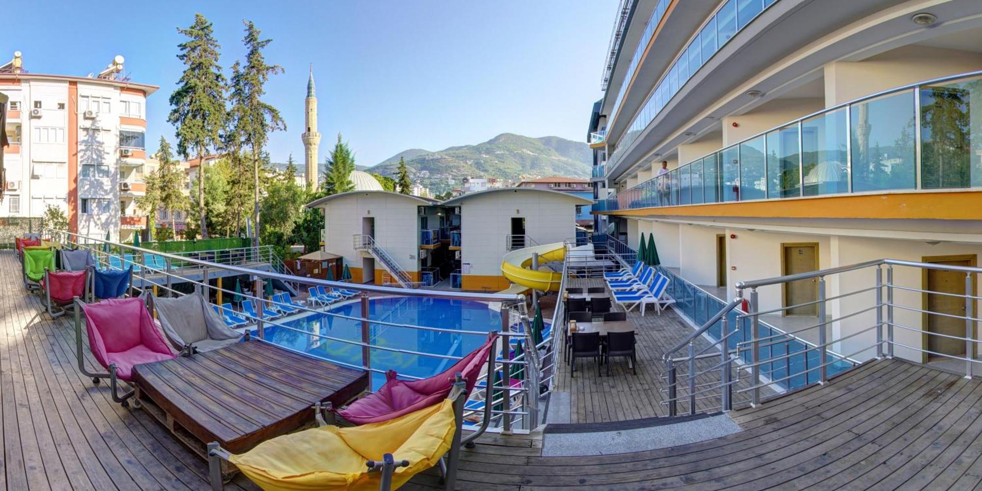 Arsi Enfi City Beach Hotel Alanya Bagian luar foto